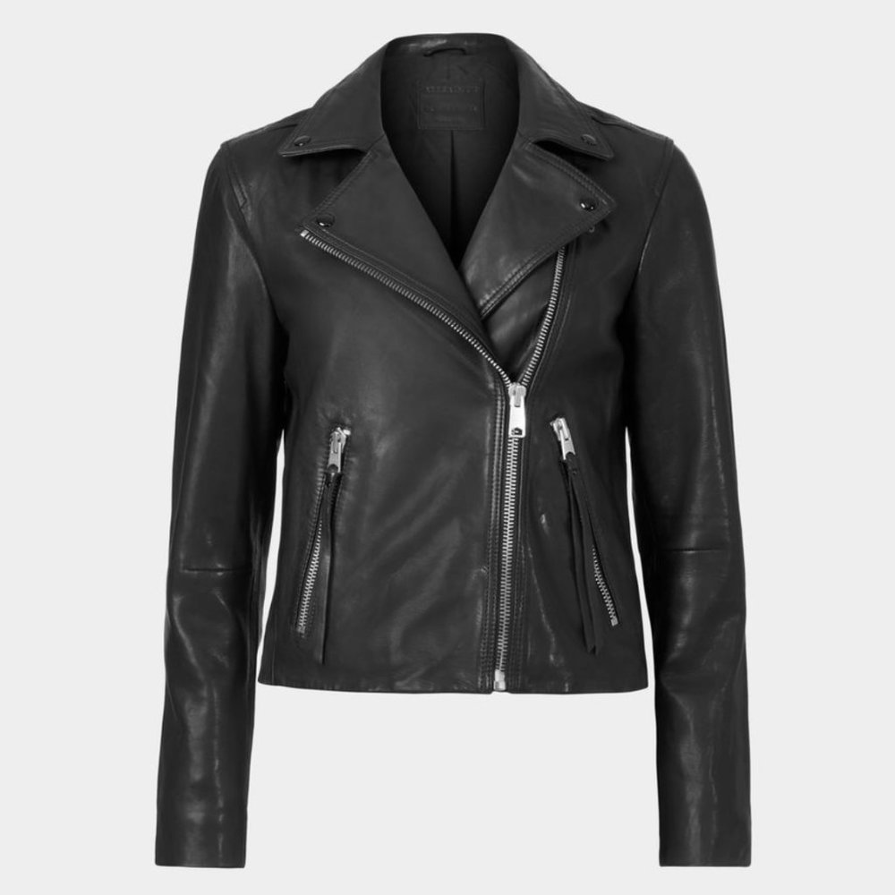 All Saints Dalby Leather Biker Jacket